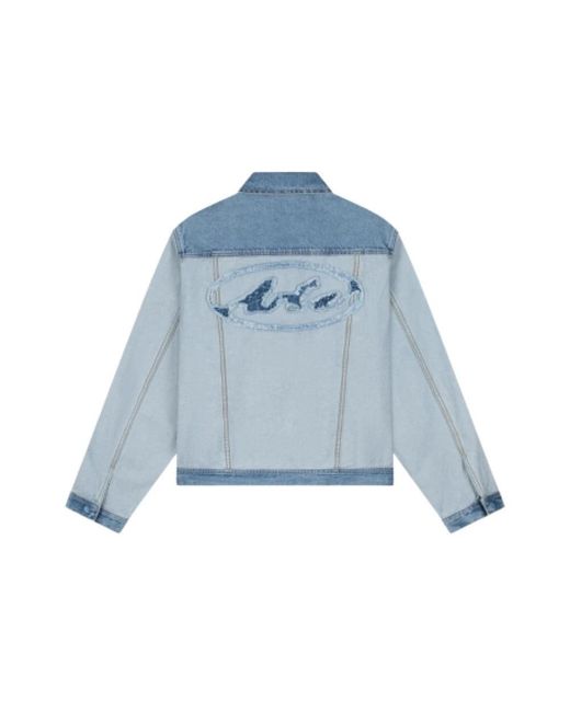 Denim Jackets Arte' de hombre de color Blue