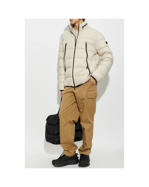 Moncler Jassen ,Satijn Dalalven Down Jacket in het Natural voor heren
