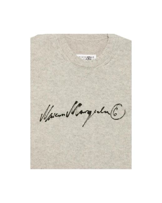 MM6 by Maison Margiela Gray Sleeveless Knitwear for men