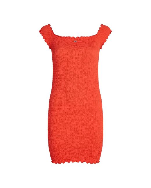 Short Dresses di Tommy Hilfiger in Red