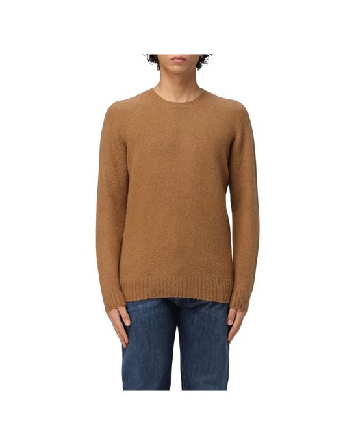 Drumohr Natural Round-Neck Knitwear for men