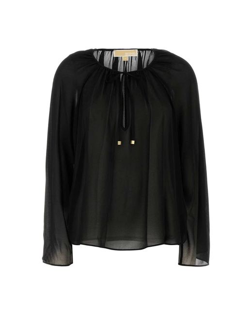 Michael Kors Black Blouses