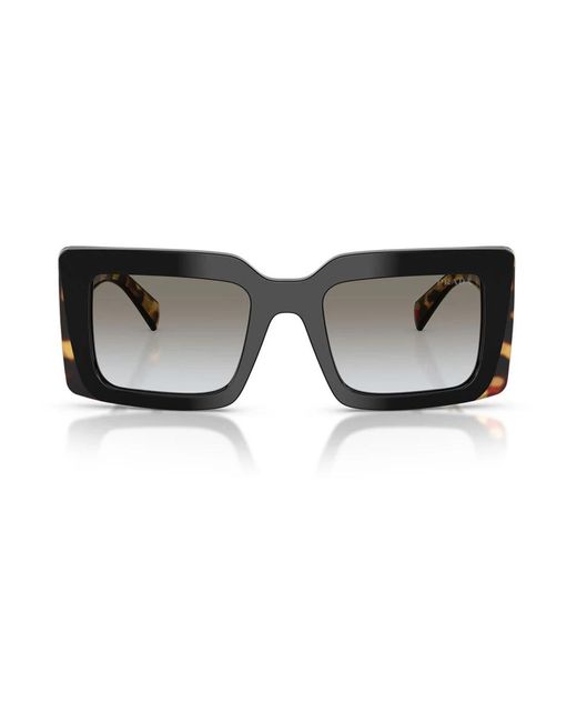 Prada Prd01S Zonnebril in het Black