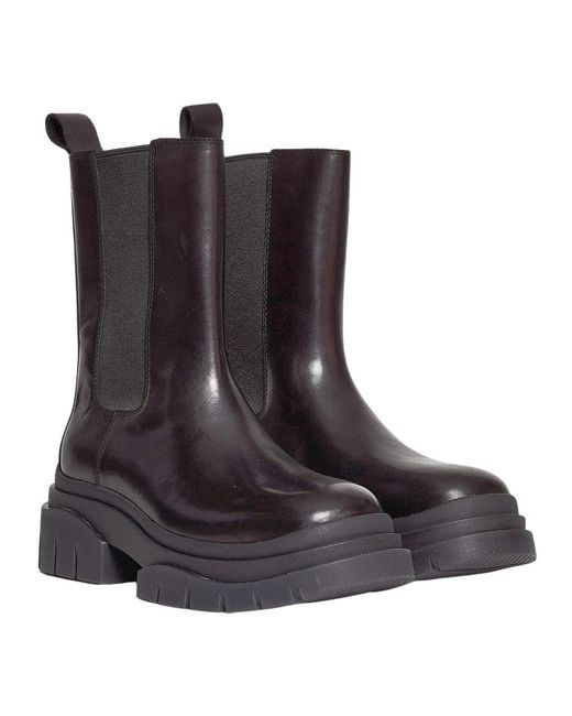Ash Brown Chelsea Boots