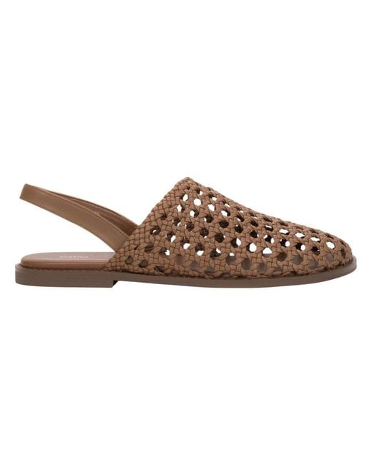 ESTRO Brown Flat Sandals