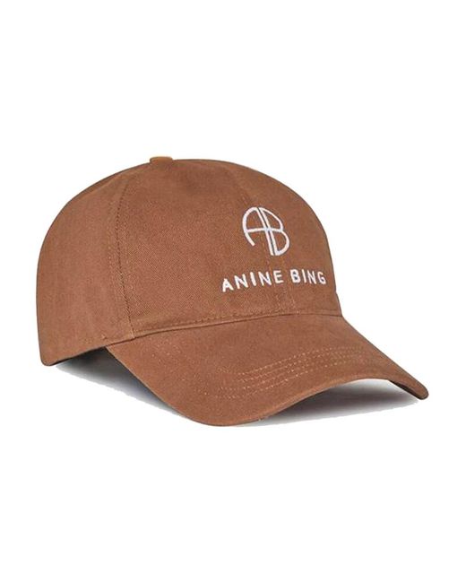 Anine Bing Brown Jeremy Baseball Cap
