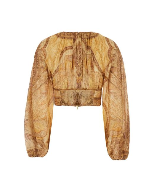 Zimmermann Natural Blouses