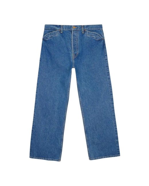Brain Dead Blue Straight Jeans for men