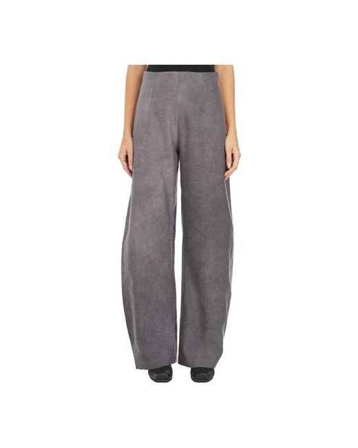 Cortana Gray Wide Trousers