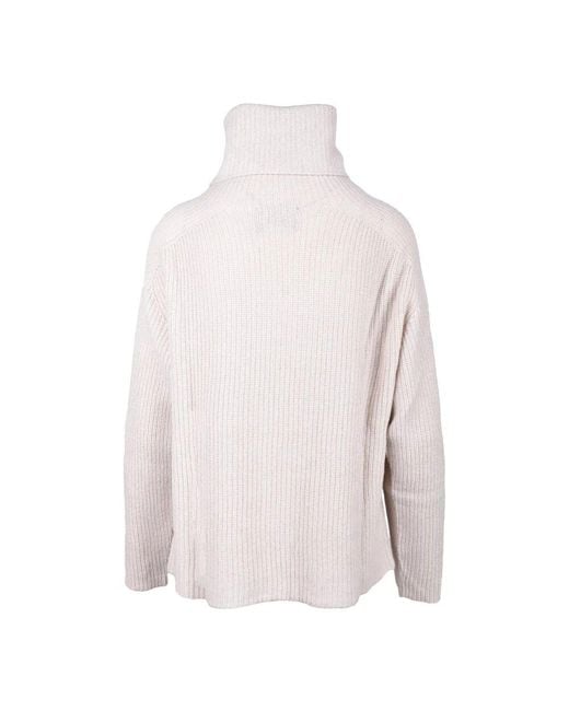 Alpha Studio Natural Turtlenecks
