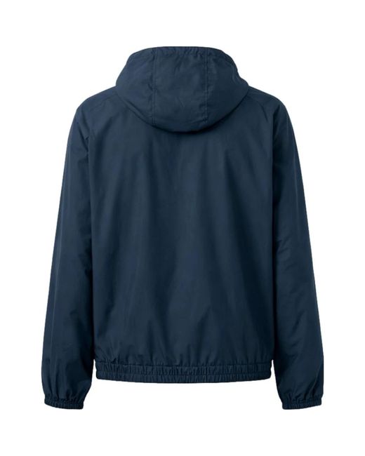 Wind Jackets di Fedeli in Blue da Uomo