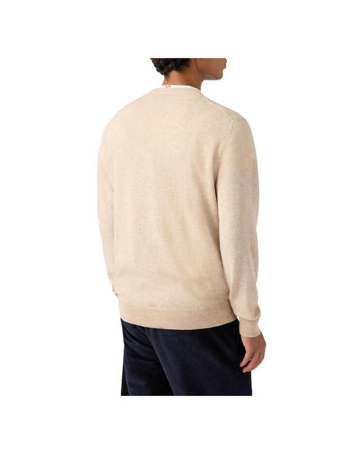 Mc2 Saint Barth Natural Round-Neck Knitwear for men