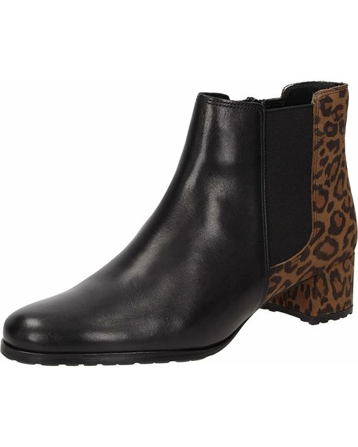 Sioux Black Chelsea Boots