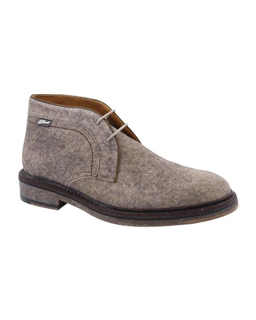 Lace-Up Boots di Floris Van Bommel in Gray da Uomo