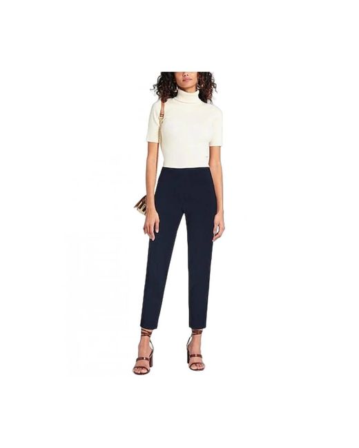 FRANK LYMAN Blue Slim-Fit Trousers