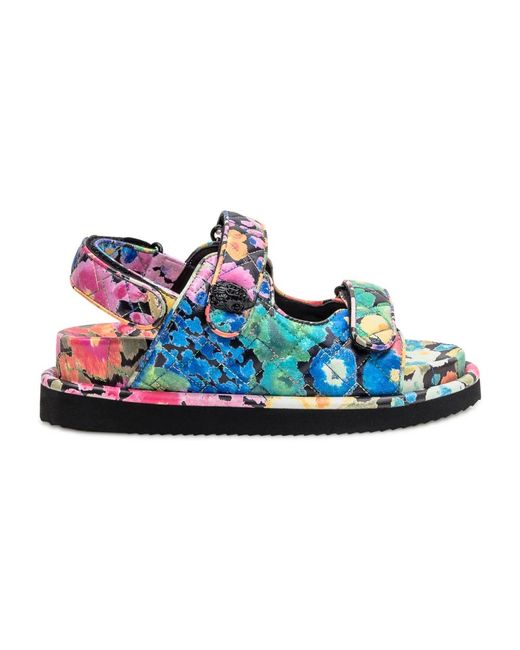 Kurt Geiger Flat Sandals in het Blue