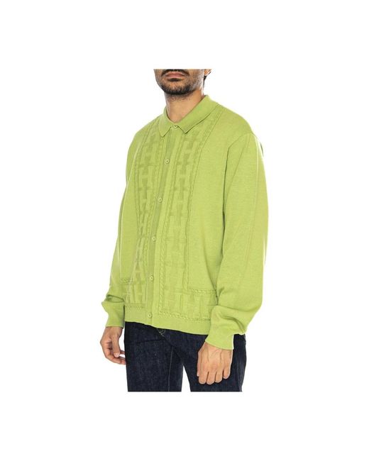 Huf Cardigan in het Green voor heren
