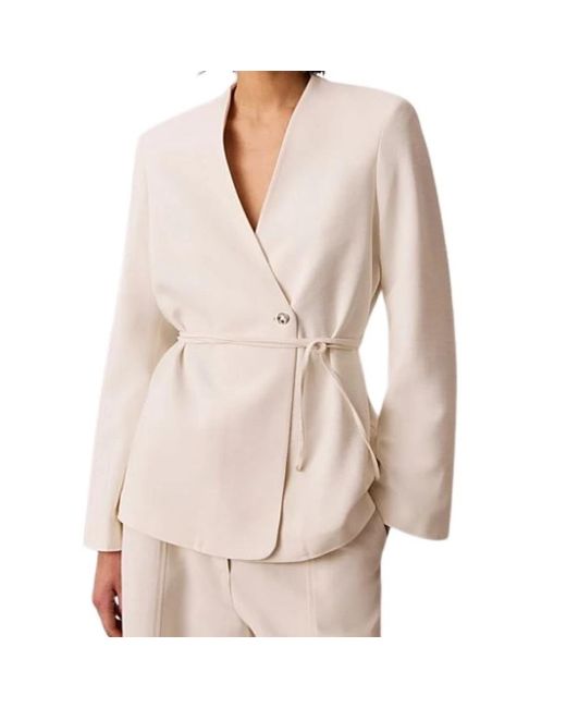 Calvin Klein Natural Blouses
