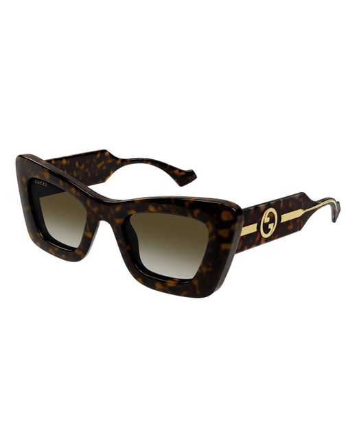 Gucci Pink Transparente oversize cat-eye sonnenbrille