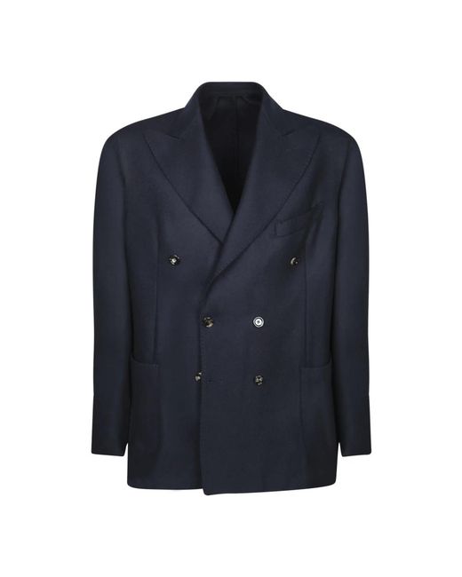 Dell'Oglio Blue Blazers for men