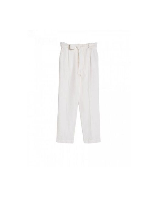 Pennyblack White Leinenmischung Karottenhose