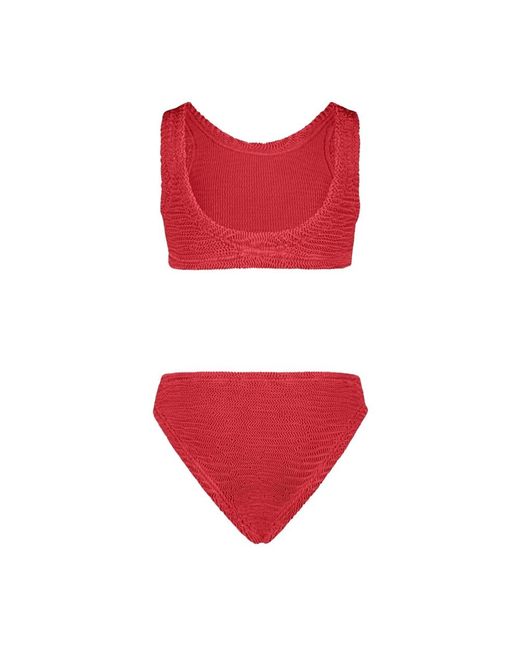 Paramidonna Badmode ,Rood ,Tweed Katy Bikini in het Red