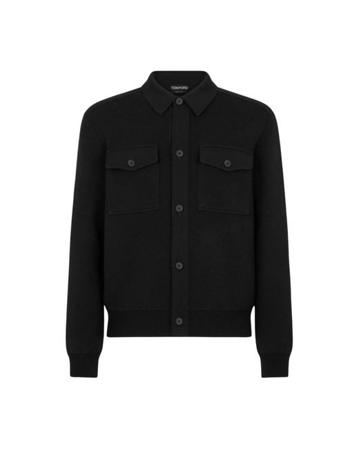 Tom Ford Bomber Jackets in het Black voor heren