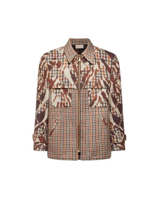 Pierre Louis Mascia Brown Light Jackets