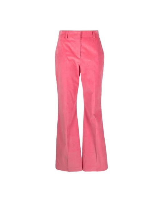Paul Smith Broeken ,Roze ,Katoen Flamingo Roze Velvet Broek in het Pink