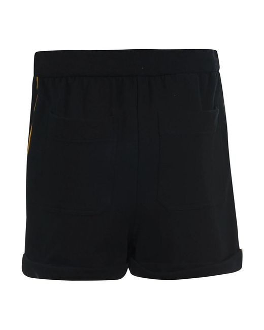 Alberta Ferretti Black Short Shorts