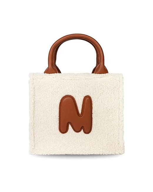 MSGM Tassen ,Wit ,Borsa in het Brown