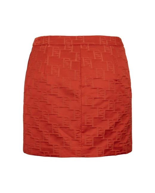 Elisabetta Franchi Red Short Skirts