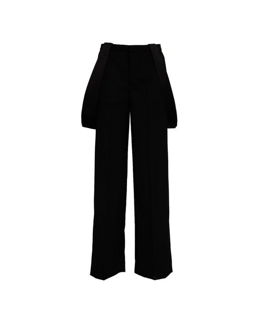 Dondup Black Wide Trousers