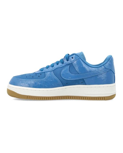 Nike Blue Blaue stern sneakers air force 1'07 lx