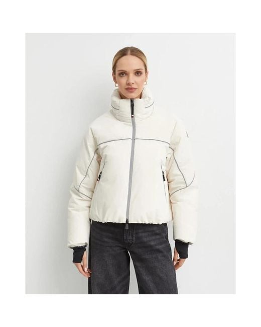 Moncler White Down Jackets