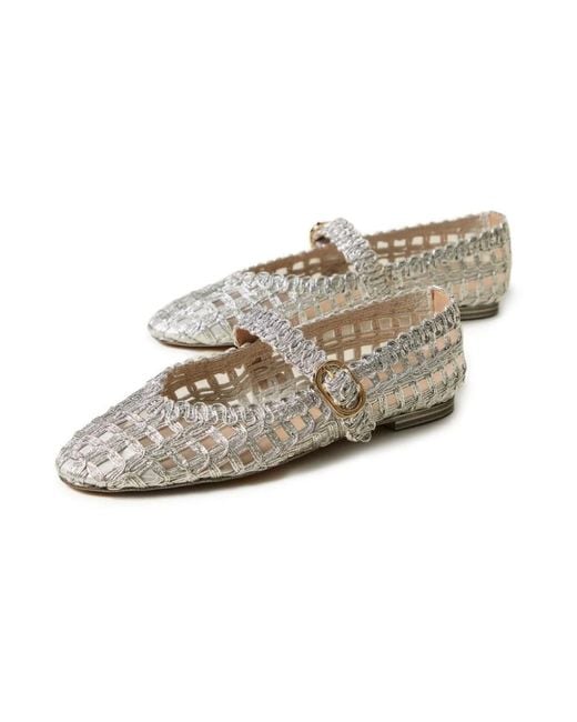 Twinset White Ballerinas