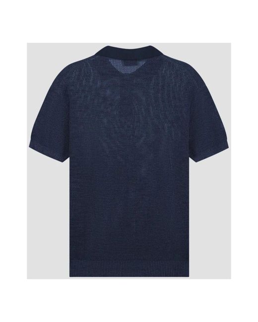 Olaf Hussein Blue Polo Shirts for men