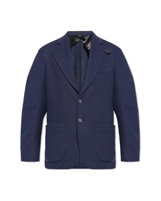 Brioni Blazer mit schalkragen in Blue für Herren