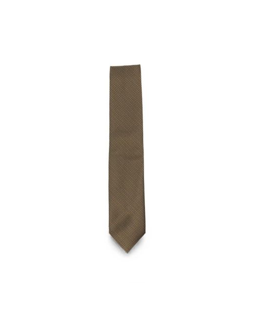 Tom Ford Houndstooth Seidenkrawatte in Green für Herren