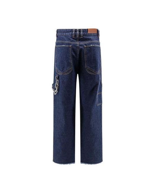 DARKPARK Blue Straight Fit Jeans for men