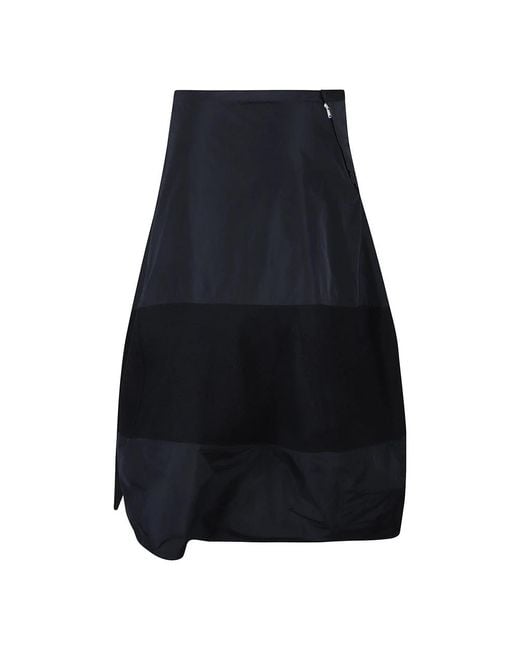 Jil Sander Blue Short Skirts
