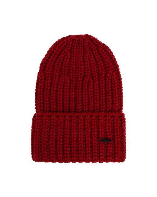 DSquared² Wollmütze Mit Patch in Red für Herren