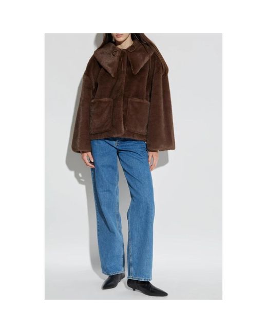 By Malene Birger Faux Fur & Shearling Jackets in het Brown