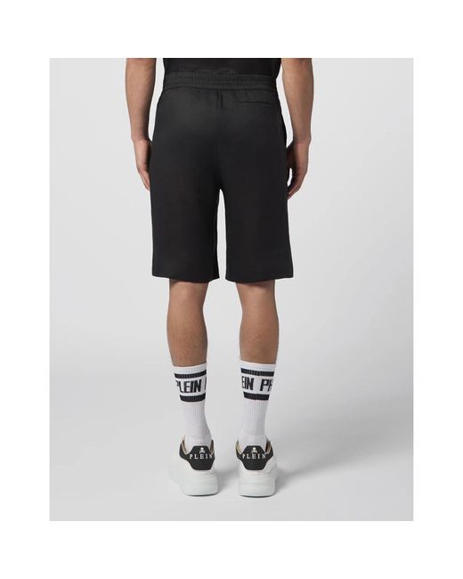 Philipp Plein Bowling Shorts Basic in Black für Herren