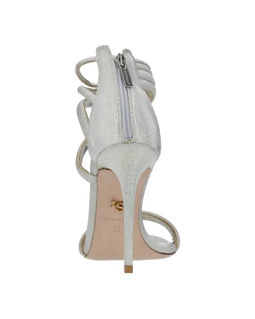 Le Silla Metallic Sandals