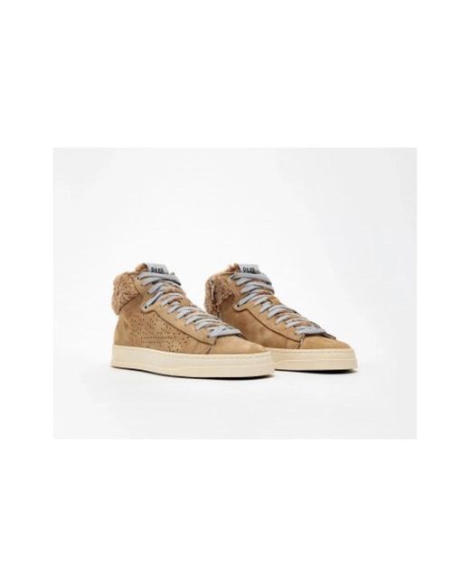 Baskets P448 en coloris Natural