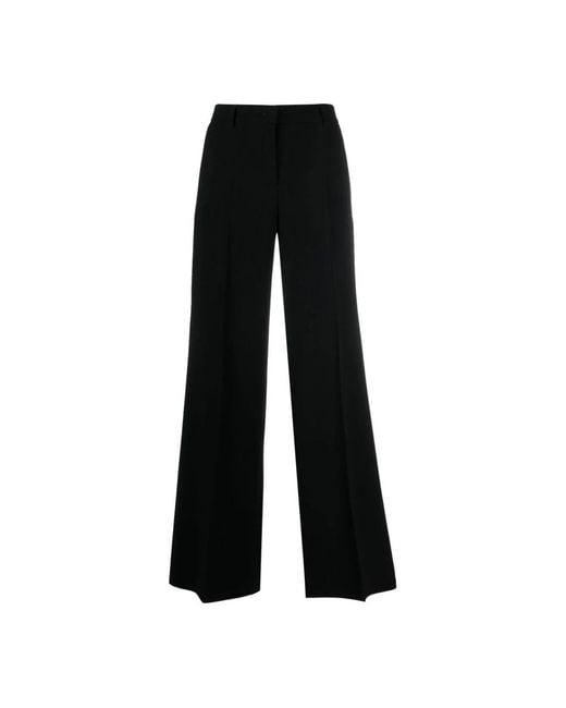 Alberto Biani Black Wide Trousers