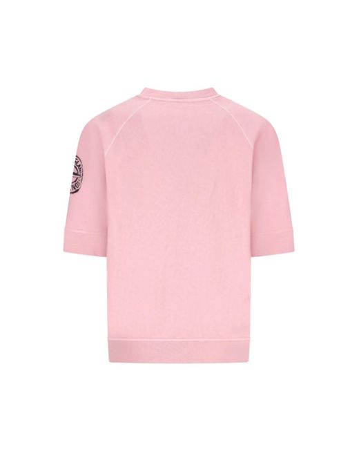 Stone Island Men's Pink T-Shirts - Main Image
