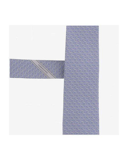 Ties Ferragamo de hombre de color Blue