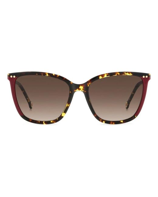 Carolina Herrera Brown Sunglasses